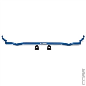 The Cobb front sway bar is 25mm in diameter, and will reduce understeer and improve steering feedback. 