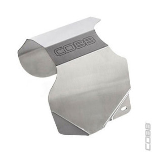 Cobb Turbo Heatshield fits with aftermarket downpipes to prevent heat leaking onto vital engine components. 